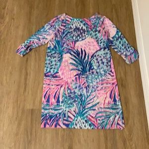 lily Pulitzer pineapple print dress XL (12-14)